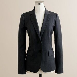 J. Crew Super 120’s, Navy Pinstripe Blazer